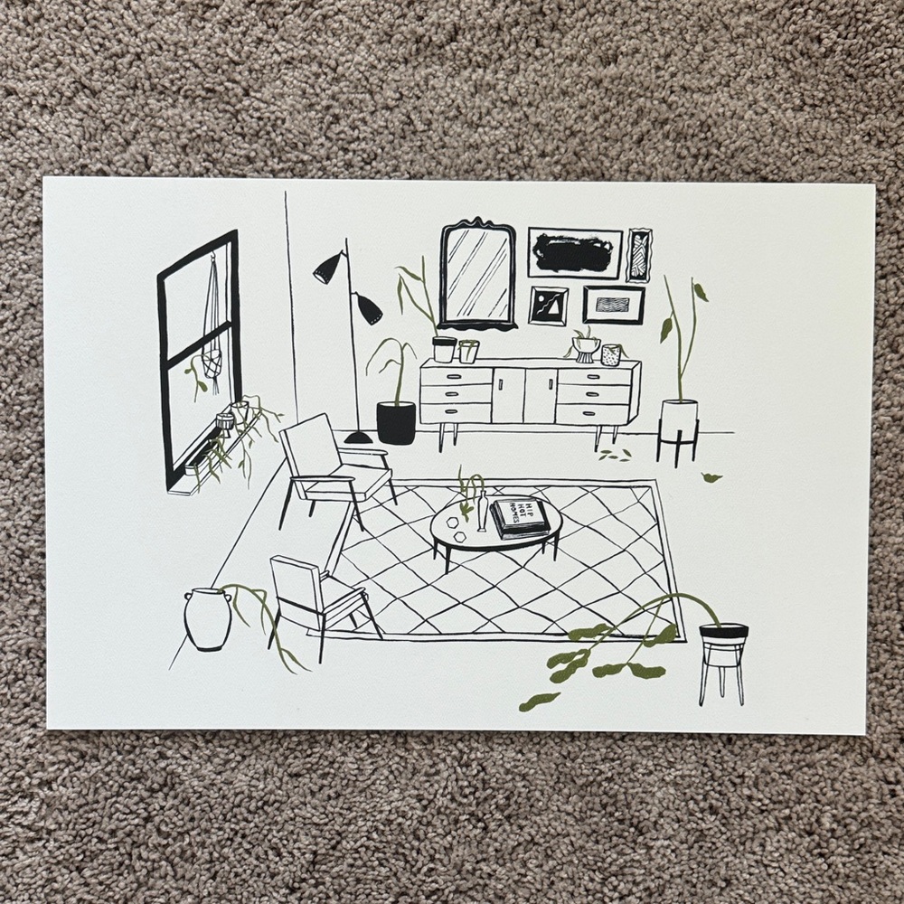 Stay Home Club “All My Plants Are Dead” 12x18” Art Print